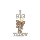 10kt Yellow Gold Men's Round Brown Diamond Big Teddy Bear Charm Pendant - 12-3/4 Cttw Top view from the 10Kt Yellow Gold Mens Round Brown Diamond Big Teddy Bear Charm Pendant 12 3 4 Cttwpin218289 collection by Splendid Jewellery