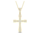 10kt Yellow Gold Men's Diamond Cross Pendant - 1/2 Cttw Top view from the 10Kt Yellow Gold Mens Round Diamond Cross Charm Pendant 1 2 Cttwpin289165 collection by Splendid Jewellery