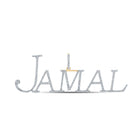 10kt Yellow Gold Men's Round Diamond JAMAL Name Charm Pendant - 1-1/5 Cttw | Splendid Jewellery product  Top View from Splendid Jewellery