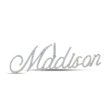 Load image into Gallery viewer, Stunning 10kt Yellow Gold Men's Diamond Madison Charm Pendant - 1-1/3 Cttw product  Top View from Splendid Jewellery