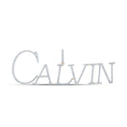 10kt Yellow Gold Round Diamond CALVIN Name Charm Pendant - 1-1/3 Cttw | Dazzling Men's Diamond Charm Pendant Top view from the 10Kt Yellow Gold Mens Round Diamond Calvin Name Charm Pendant 1 1 3 Cttwpin212550 collection by Splendid Jewellery