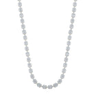 10kt Yellow Gold Baguette Diamond Link Chain Necklace - 15 Cttw Top view from the 10Kt Yellow Gold Mens Baguette Diamond 24 Link Chain Necklace 15 Cttwpin289110 collection by Splendid Jewellery