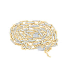 10kt Yellow Gold Men's Round Diamond Anchor Link Chain Necklace - 10 Cttw Top view from the 10Kt Yellow Gold Mens Round Diamond 18 Inch Anchor Link Chain Necklace 10 Cttwpin216540 collection by Splendid Jewellery