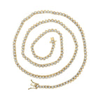 10kt Yellow Gold Men's Round Diamond 20-inch Single Row Tennis Chain Necklace - 5 Cttw | Splendid Jewellery Top view from the 10Kt Yellow Gold Mens Round Diamond 20 Inch Single Row Tennis Chain Necklace 5 Cttwpin218896 collection by Splendid Jewellery