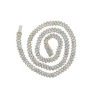10kt Yellow Gold Men's Round Diamond 24-inch Link Chain Necklace - Exquisite Brilliance Top view from the 10Kt Yellow Gold Mens Round Diamond 24 Inch Link Chain Necklace 22 1 3 Cttwpin210601 collection by Splendid Jewellery