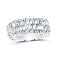 Load image into Gallery viewer, 10kt White Gold Baguette Diamond Band Ring - 1-1/3 Cttw - Splendid Jewellery - Alternate view 1 from Splendid Jewellery