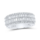 10kt White Gold Baguette Diamond Band Ring - 1-1/3 Cttw - Splendid Jewellery - Alternate view 1 from Splendid Jewellery