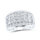 10kt White Gold Men's Diamond Band Ring - Exquisite Brilliance - Alternate view 1 from Splendid Jewellery
