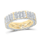 10kt Yellow Gold Baguette Diamond Octagon Band Ring - 2-5/8 Cttw Top view from the 10Kt Yellow Gold Mens Baguette Diamond Octagon Band Ring 2 5 8 Cttwpin284443 collection by Splendid Jewellery