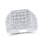 Diamond Majesty Men's Ring - Top View