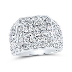 Diamond Majesty Men's Ring - Top View