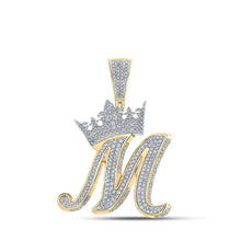 Load image into Gallery viewer, Men's Royal Crown Diamond Pendant - Splendid Jewellery