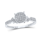 Mesmerizing Brilliance Diamond Cluster Ring - Splendid Jewellery