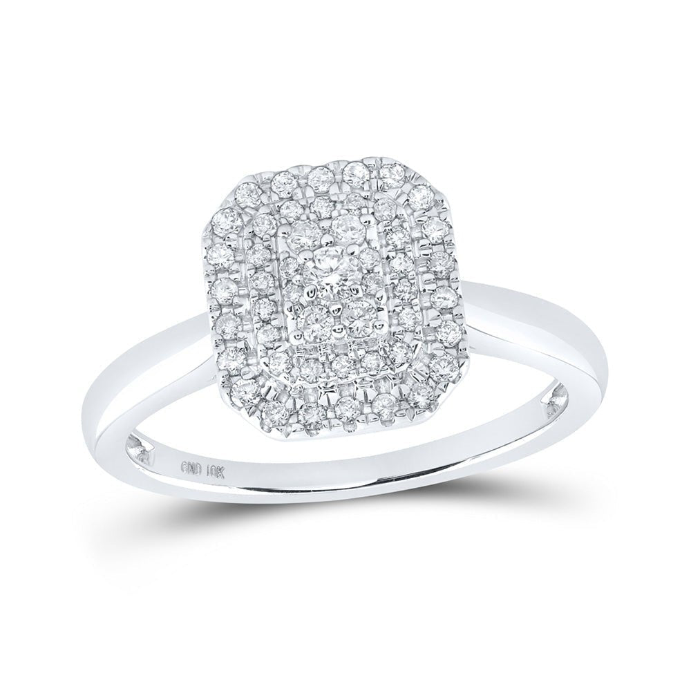 Mesmerizing Brilliance Diamond Cluster Ring - Splendid Jewellery