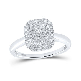 Mesmerizing Brilliance Diamond Cluster Ring - Splendid Jewellery
