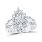 Mesmerizing Marquise Diamond Cluster Ring - Splendid Jewellery