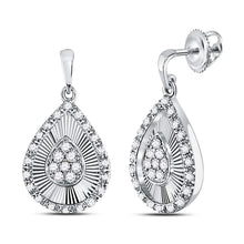 Load image into Gallery viewer, Mesmerizing Teardrop Brilliance Earrings  Side View from Splendid Jewellery