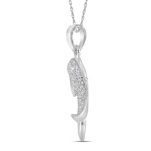 Load image into Gallery viewer, Oceanic Splendor Diamond Pendant  Side View 2 from Splendid Jewellery