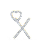 Personalized Diamond Initial & Letter Pendant - Splendid Jewellery
