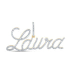 Personalized Diamond Initial & Letter Pendant in 10kt Yellow Gold | 3/4 Cttw | Splendid Jewellery - Splendid Jewellery
