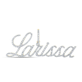 Personalized Diamond Initial Pendant in 10kt Yellow Gold - A Stunning Symbol of Elegance and Individuality - Splendid Jewellery