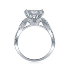 Princess Brilliance 2 Carat Diamond Wedding Ring Band Set - Splendid Jewellery