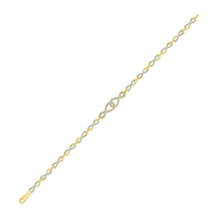 Load image into Gallery viewer, Radiant 10kt Yellow Gold Diamond Infinity Bracelet - 1/2 Cttw - Splendid Jewellery