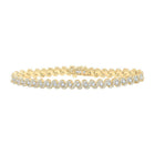 Radiant 10kt Yellow Gold Women's Round Diamond Fashion Bracelet - 3 - 1/3 Cttw by Splendid Jewellery - Splendid Jewellery