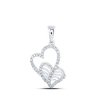 Radiant Affection Diamond Heart & Love Pendant - Splendid Jewellery