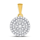 Radiant Aura Diamond Cluster Pendant - Splendid Jewellery