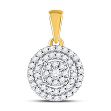 Load image into Gallery viewer, Radiant Aura Diamond Cluster Pendant - Splendid Jewellery
