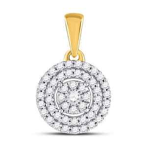 Radiant Aura Diamond Cluster Pendant - Splendid Jewellery