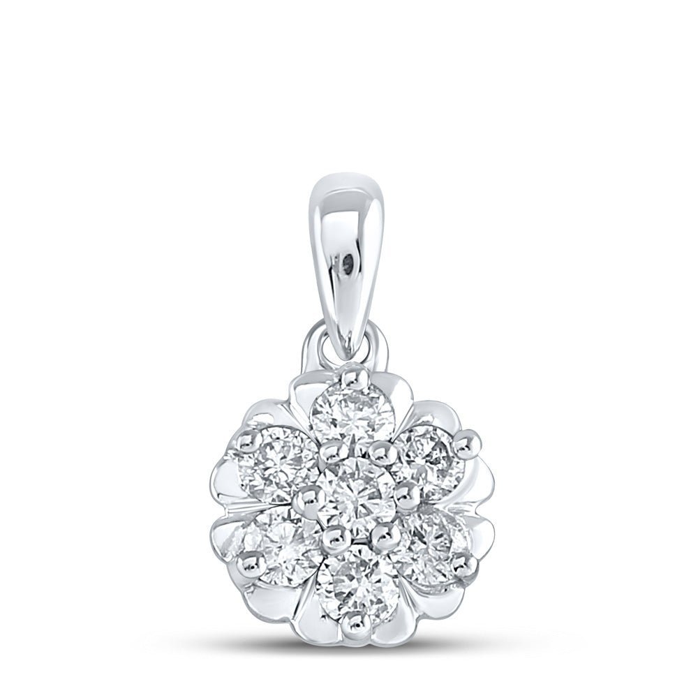 Radiant Blooms Diamond Pendant - Splendid Jewellery