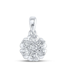 Load image into Gallery viewer, Radiant Blooms Diamond Pendant - Splendid Jewellery