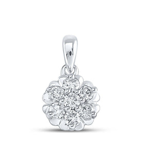 Radiant Blooms Diamond Pendant - Splendid Jewellery