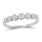 Radiant Blossom Diamond Cluster Ring - Splendid Jewellery