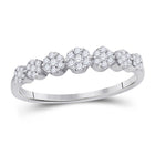 Radiant Blossom Diamond Cluster Ring - Splendid Jewellery