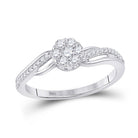 Radiant Blossom Diamond Cluster Ring - Splendid Jewellery