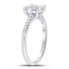 Radiant Blossom Diamond Cluster Ring - Splendid Jewellery