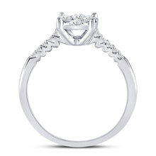 Load image into Gallery viewer, Radiant Blossom Diamond Cluster Ring - Splendid Jewellery