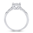 Radiant Blossom Diamond Cluster Ring - Splendid Jewellery