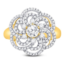 Load image into Gallery viewer, Radiant Blossom Diamond Fashion Ring - Splendid Jewellery