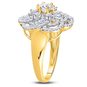 Radiant Blossom Diamond Fashion Ring - Splendid Jewellery