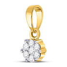 Radiant Blossom Diamond Pendant - Splendid Jewellery