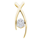Radiant Blossom Diamond Pendant - Splendid Jewellery