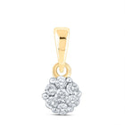 Radiant Blossom Diamond Pendant - Splendid Jewellery
