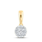 Radiant Blossom Diamond Pendant - Splendid Jewellery