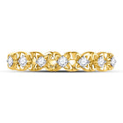 Radiant Blossom Diamond Stackable Band Ring - Splendid Jewellery