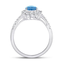 Load image into Gallery viewer, Radiant Blue Topaz Splendor Ring - Splendid Jewellery