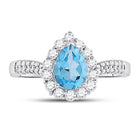 Radiant Blue Topaz Splendor Ring - Splendid Jewellery